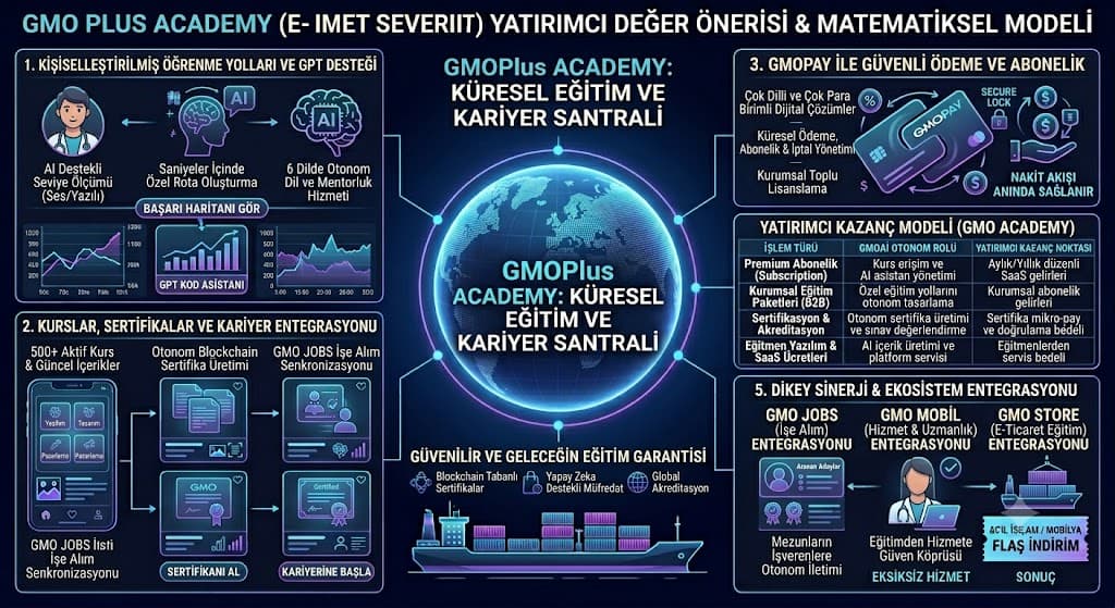   Eğitimde Yapay Zeka Çağı: GMOPlus Academy Otonom Öğrenme Ekosistemi
